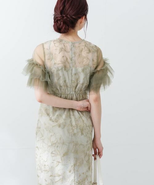 URBAN RESEARCH ROSSO / アーバンリサーチ ロッソ ドレス | スパンコールレース刺繍ドレス | 詳細2