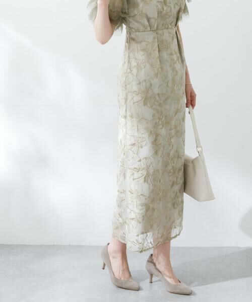 URBAN RESEARCH ROSSO / アーバンリサーチ ロッソ ドレス | スパンコールレース刺繍ドレス | 詳細3