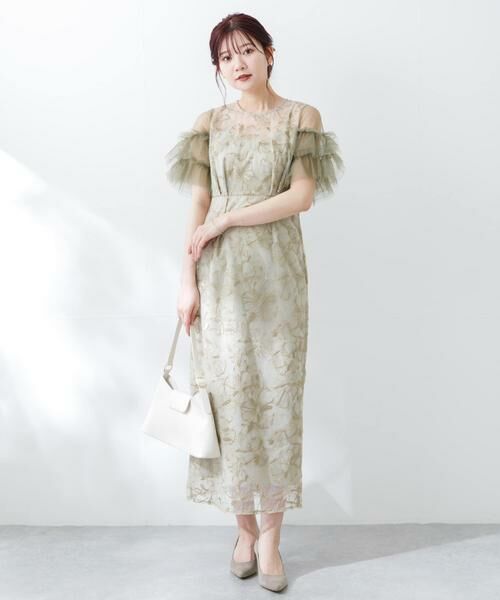 URBAN RESEARCH ROSSO / アーバンリサーチ ロッソ ドレス | スパンコールレース刺繍ドレス | 詳細6