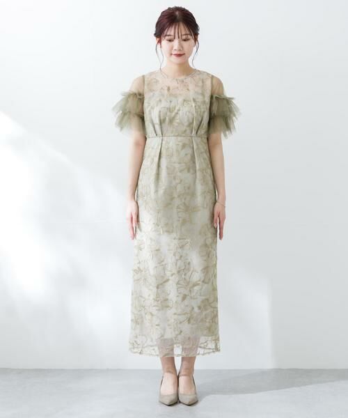 URBAN RESEARCH ROSSO / アーバンリサーチ ロッソ ドレス | スパンコールレース刺繍ドレス | 詳細8