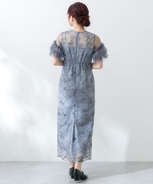 URBAN RESEARCH ROSSO / アーバンリサーチ ロッソ ドレス | スパンコールレース刺繍ドレス | 詳細15