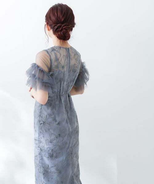 URBAN RESEARCH ROSSO / アーバンリサーチ ロッソ ドレス | スパンコールレース刺繍ドレス | 詳細18