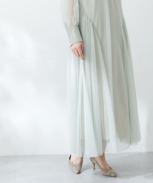 URBAN RESEARCH ROSSO / アーバンリサーチ ロッソ ドレス | チュールシアードレス | 詳細4