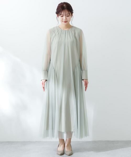 URBAN RESEARCH ROSSO / アーバンリサーチ ロッソ ドレス | チュールシアードレス | 詳細8