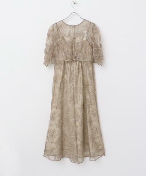 URBAN RESEARCH ROSSO / アーバンリサーチ ロッソ ドレス | 刺繍レースレイヤードドレス | 詳細7