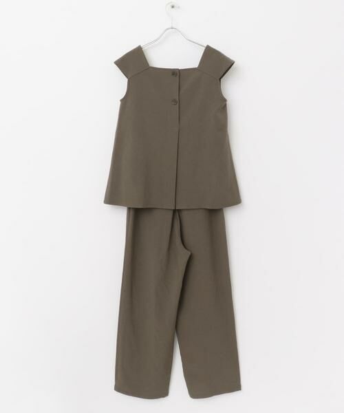 URBAN RESEARCH ROSSO / アーバンリサーチ ロッソ セットアップ | 『UR TECH DRYLUXE』F by ROSSO フレンチブラウス+ワイドパンツ | 詳細8