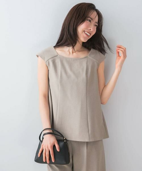 URBAN RESEARCH ROSSO / アーバンリサーチ ロッソ セットアップ | 『UR TECH DRYLUXE』F by ROSSO フレンチブラウス+ワイドパンツ | 詳細26