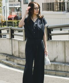 URBAN RESEARCH ROSSO / アーバンリサーチ ロッソ セットアップ | F by ROSSO　撥水クロップドブラウス+ワイドパンツ