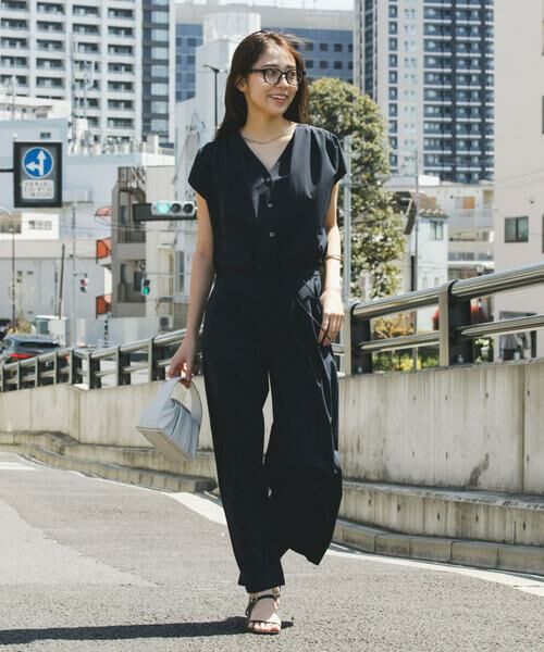 URBAN RESEARCH ROSSO / アーバンリサーチ ロッソ セットアップ | F by ROSSO　撥水クロップドブラウス+ワイドパンツ | 詳細5