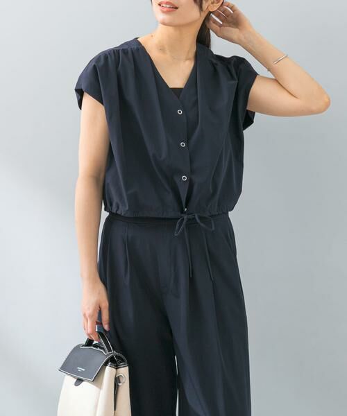 URBAN RESEARCH ROSSO / アーバンリサーチ ロッソ セットアップ | F by ROSSO　撥水クロップドブラウス+ワイドパンツ | 詳細6