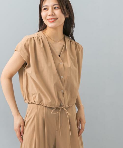 URBAN RESEARCH ROSSO / アーバンリサーチ ロッソ セットアップ | F by ROSSO　撥水クロップドブラウス+ワイドパンツ | 詳細17