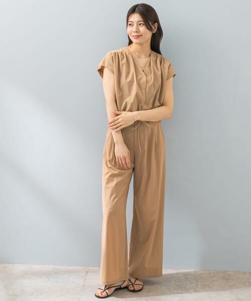 URBAN RESEARCH ROSSO / アーバンリサーチ ロッソ セットアップ | F by ROSSO　撥水クロップドブラウス+ワイドパンツ | 詳細18