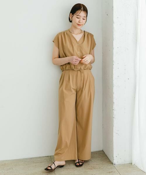 URBAN RESEARCH ROSSO / アーバンリサーチ ロッソ セットアップ | F by ROSSO　撥水クロップドブラウス+ワイドパンツ | 詳細22