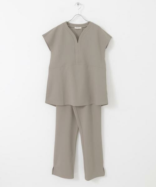 URBAN RESEARCH ROSSO / アーバンリサーチ ロッソ セットアップ | F by ROSSO　クールタッチペプラムプルオーバー+イージーパンツ | 詳細11