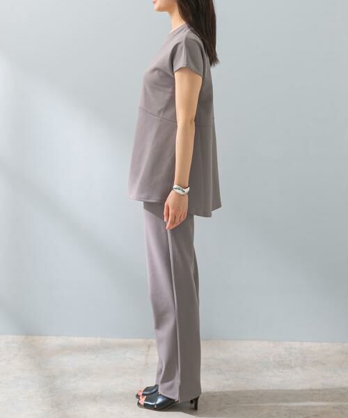 URBAN RESEARCH ROSSO / アーバンリサーチ ロッソ セットアップ | F by ROSSO　クールタッチペプラムプルオーバー+イージーパンツ | 詳細7