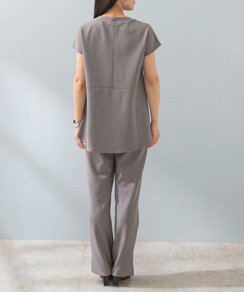 URBAN RESEARCH ROSSO / アーバンリサーチ ロッソ セットアップ | F by ROSSO　クールタッチペプラムプルオーバー+イージーパンツ | 詳細8