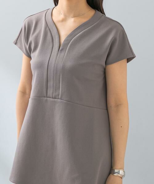 URBAN RESEARCH ROSSO / アーバンリサーチ ロッソ セットアップ | F by ROSSO　クールタッチペプラムプルオーバー+イージーパンツ | 詳細9