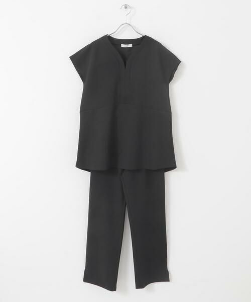 URBAN RESEARCH ROSSO / アーバンリサーチ ロッソ セットアップ | F by ROSSO　クールタッチペプラムプルオーバー+イージーパンツ | 詳細25