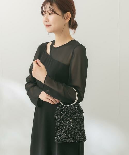 URBAN RESEARCH ROSSO / アーバンリサーチ ロッソ バッグ | リングハンドルスパンコールバッグ | 詳細8