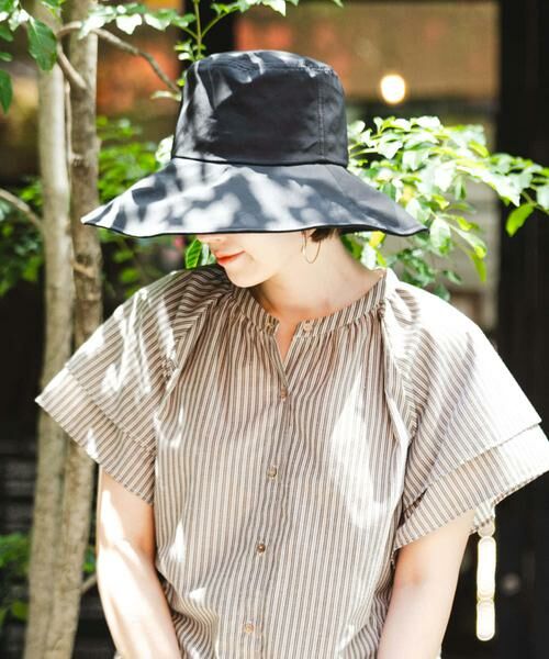URBAN RESEARCH ROSSO / アーバンリサーチ ロッソ ハット | F by ROSSO　UVカット撥水ワイドブリムハット | 詳細1