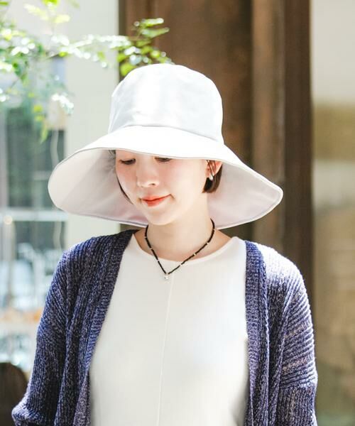 URBAN RESEARCH ROSSO / アーバンリサーチ ロッソ ハット | F by ROSSO　UVカット撥水ワイドブリムハット | 詳細8