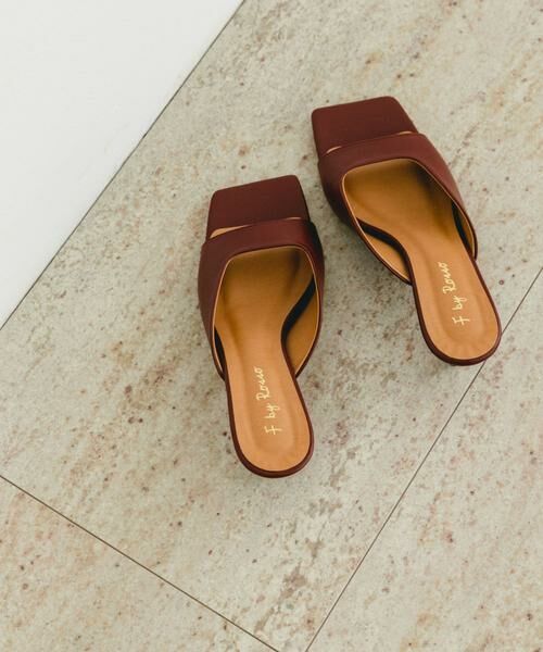 URBAN RESEARCH ROSSO / アーバンリサーチ ロッソ サンダル | F by ROSSO　スクエアカットサンダル | 詳細3