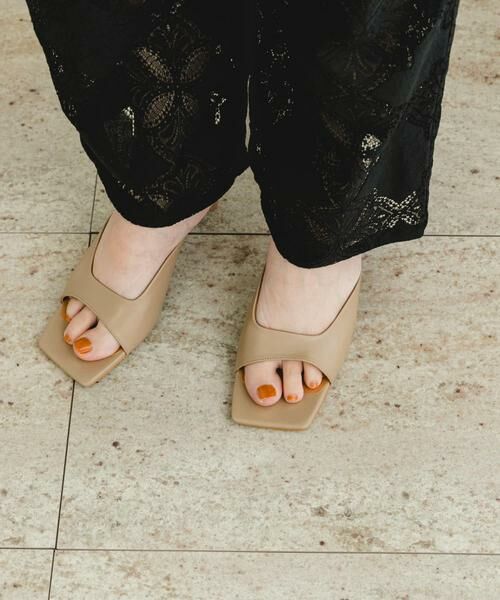 URBAN RESEARCH ROSSO / アーバンリサーチ ロッソ サンダル | F by ROSSO　スクエアカットサンダル | 詳細10