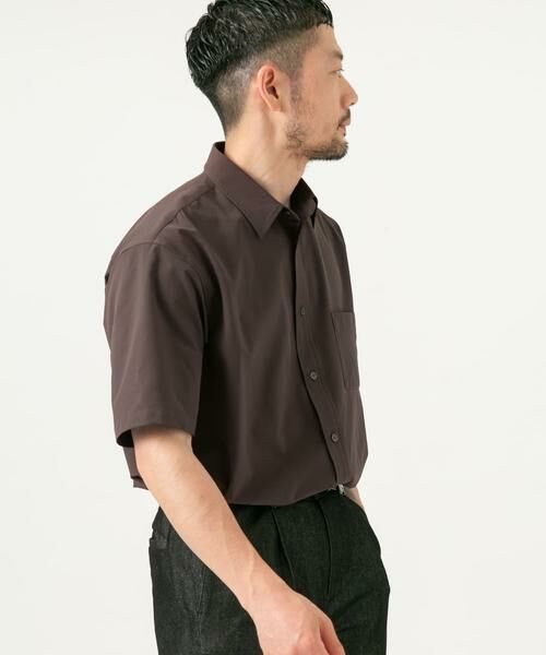 URBAN RESEARCH ROSSO / アーバンリサーチ ロッソ シャツ・ブラウス | 『XLサイズあり』マイクロサッカーレギュラーカラー半袖シャツ | 詳細10