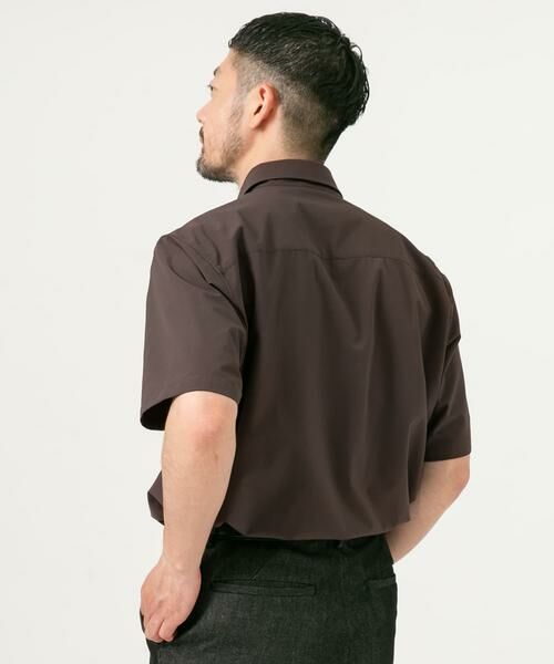 URBAN RESEARCH ROSSO / アーバンリサーチ ロッソ シャツ・ブラウス | 『XLサイズあり』マイクロサッカーレギュラーカラー半袖シャツ | 詳細11