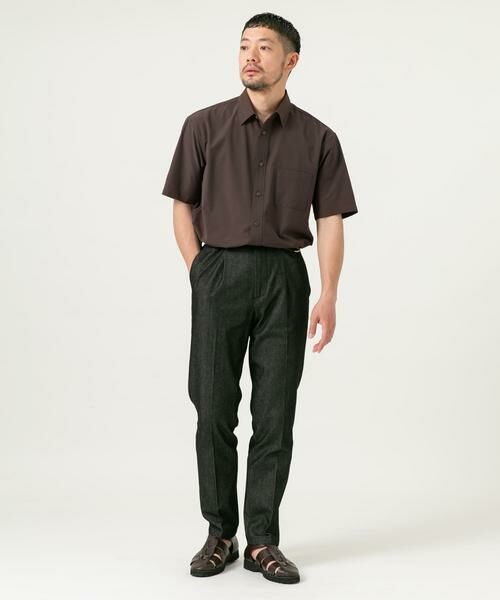 URBAN RESEARCH ROSSO / アーバンリサーチ ロッソ シャツ・ブラウス | 『XLサイズあり』マイクロサッカーレギュラーカラー半袖シャツ | 詳細12