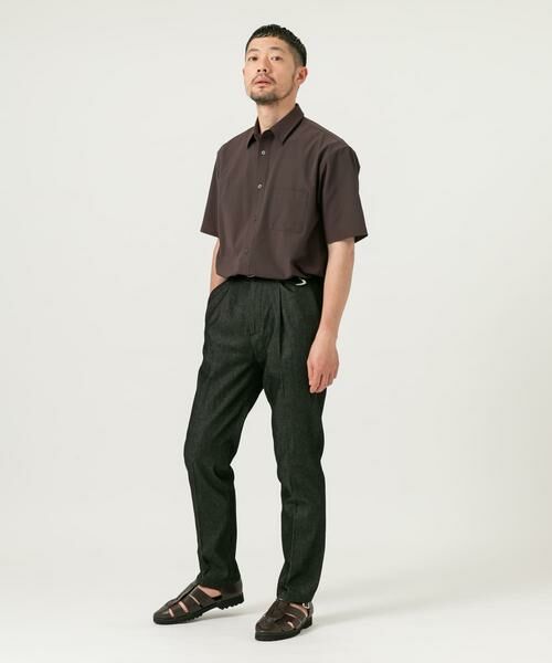 URBAN RESEARCH ROSSO / アーバンリサーチ ロッソ シャツ・ブラウス | 『XLサイズあり』マイクロサッカーレギュラーカラー半袖シャツ | 詳細13