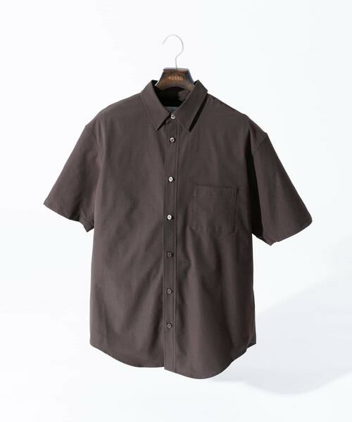 URBAN RESEARCH ROSSO / アーバンリサーチ ロッソ シャツ・ブラウス | 『XLサイズあり』マイクロサッカーレギュラーカラー半袖シャツ | 詳細17