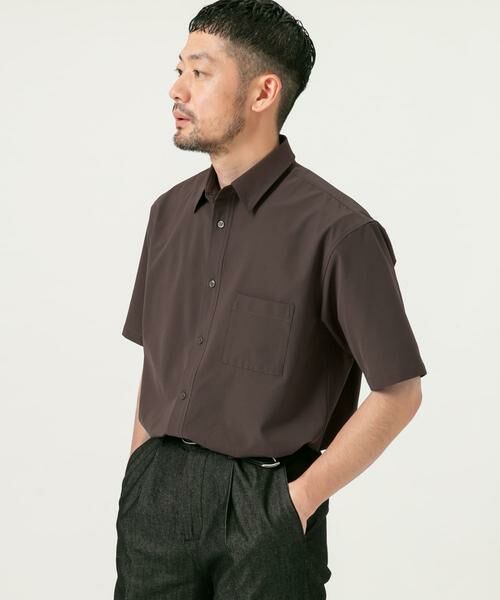 URBAN RESEARCH ROSSO / アーバンリサーチ ロッソ シャツ・ブラウス | 『XLサイズあり』マイクロサッカーレギュラーカラー半袖シャツ | 詳細9