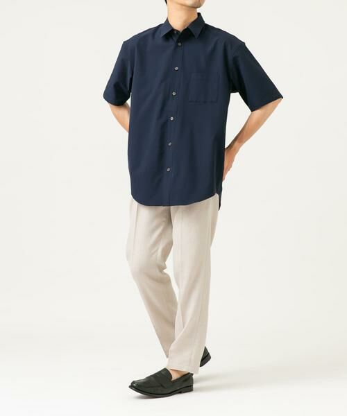 URBAN RESEARCH ROSSO / アーバンリサーチ ロッソ シャツ・ブラウス | 『XLサイズあり』マイクロサッカーレギュラーカラー半袖シャツ | 詳細25