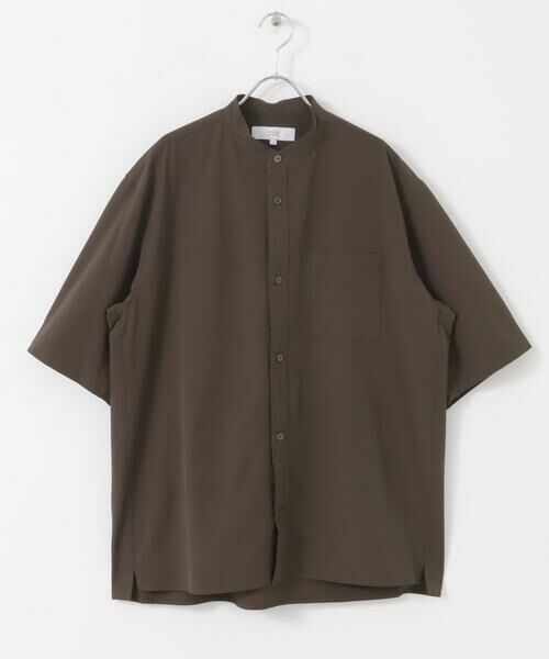 URBAN RESEARCH ROSSO / アーバンリサーチ ロッソ シャツ・ブラウス | 『XLサイズあり』マイクロサッカーバンドカラー半袖シャツ | 詳細11