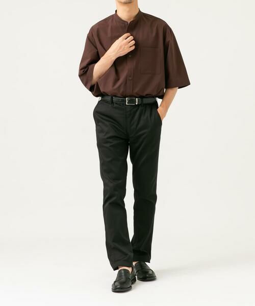 URBAN RESEARCH ROSSO / アーバンリサーチ ロッソ シャツ・ブラウス | 『XLサイズあり』マイクロサッカーバンドカラー半袖シャツ | 詳細6