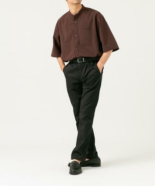 URBAN RESEARCH ROSSO / アーバンリサーチ ロッソ シャツ・ブラウス | 『XLサイズあり』マイクロサッカーバンドカラー半袖シャツ | 詳細7