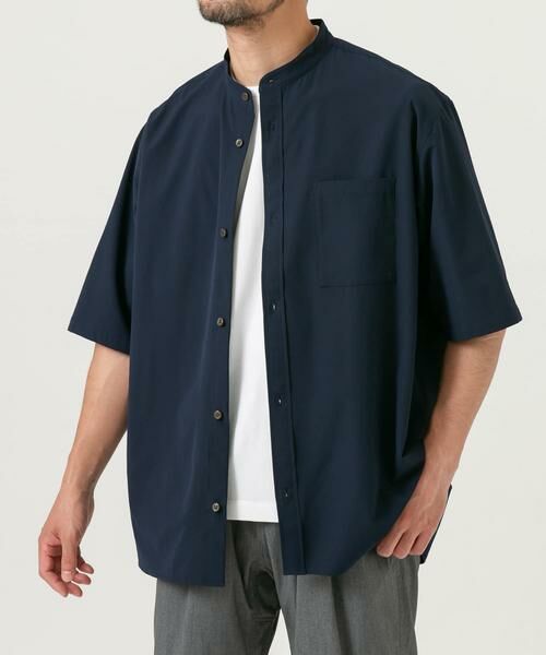 URBAN RESEARCH ROSSO / アーバンリサーチ ロッソ シャツ・ブラウス | 『XLサイズあり』マイクロサッカーバンドカラー半袖シャツ | 詳細22