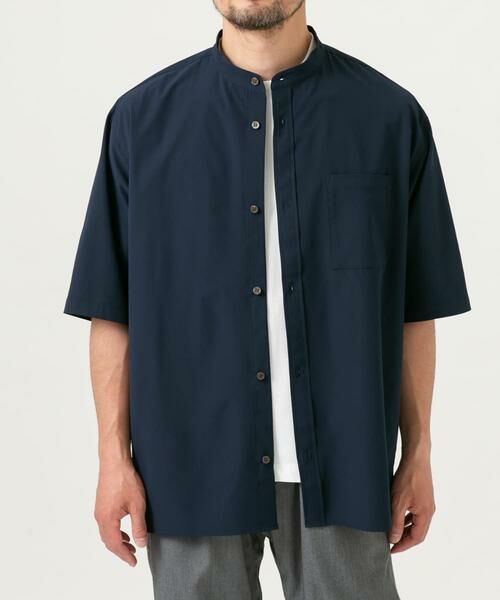 URBAN RESEARCH ROSSO / アーバンリサーチ ロッソ シャツ・ブラウス | 『XLサイズあり』マイクロサッカーバンドカラー半袖シャツ | 詳細23