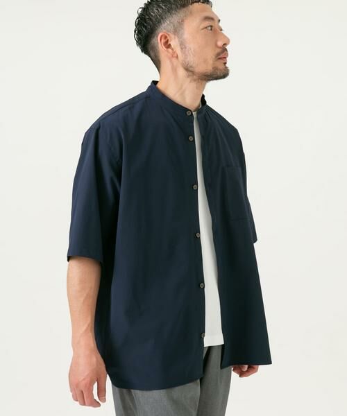 URBAN RESEARCH ROSSO / アーバンリサーチ ロッソ シャツ・ブラウス | 『XLサイズあり』マイクロサッカーバンドカラー半袖シャツ | 詳細25