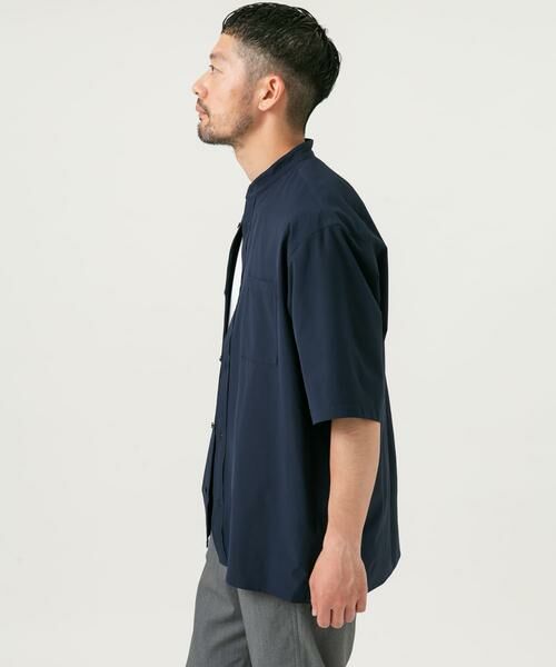 URBAN RESEARCH ROSSO / アーバンリサーチ ロッソ シャツ・ブラウス | 『XLサイズあり』マイクロサッカーバンドカラー半袖シャツ | 詳細28