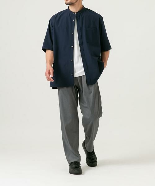 URBAN RESEARCH ROSSO / アーバンリサーチ ロッソ シャツ・ブラウス | 『XLサイズあり』マイクロサッカーバンドカラー半袖シャツ | 詳細30