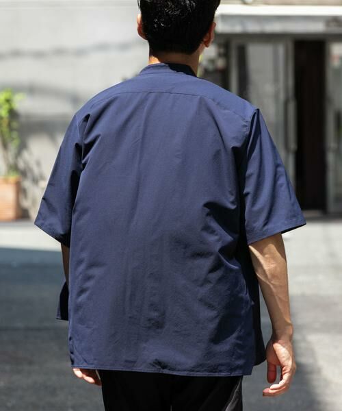 URBAN RESEARCH ROSSO / アーバンリサーチ ロッソ シャツ・ブラウス | 『XLサイズあり』マイクロサッカーバンドカラー半袖シャツ | 詳細15