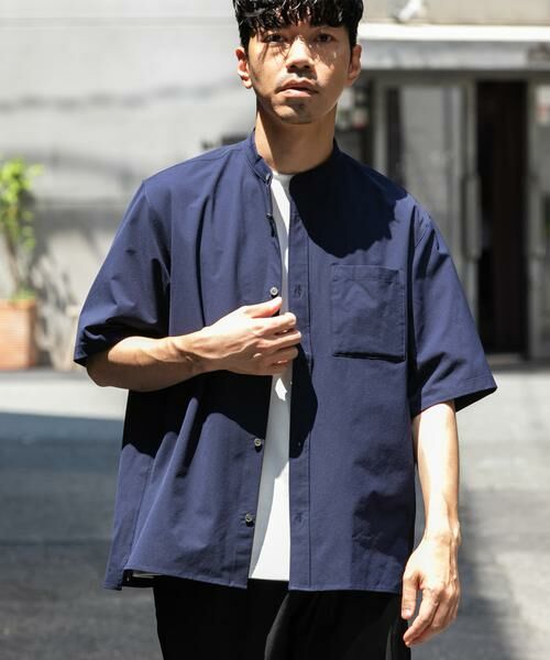 URBAN RESEARCH ROSSO / アーバンリサーチ ロッソ シャツ・ブラウス | 『XLサイズあり』マイクロサッカーバンドカラー半袖シャツ | 詳細16