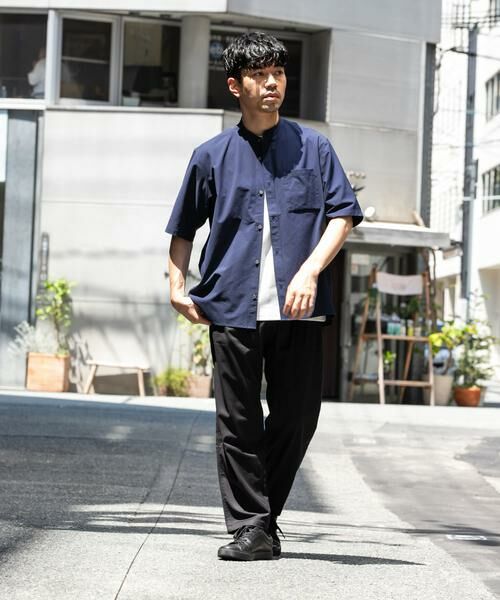 URBAN RESEARCH ROSSO / アーバンリサーチ ロッソ シャツ・ブラウス | 『XLサイズあり』マイクロサッカーバンドカラー半袖シャツ | 詳細17