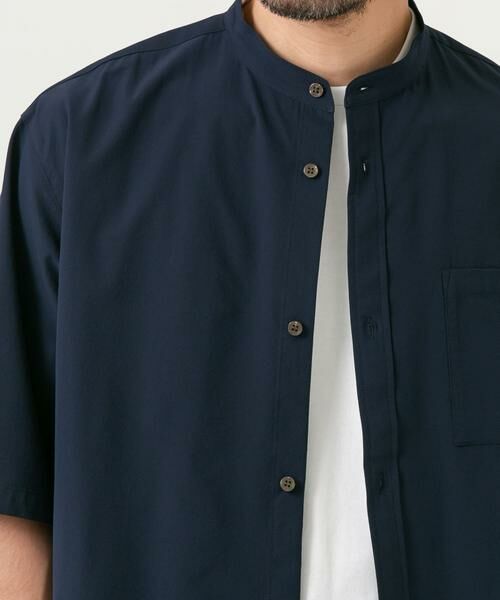 URBAN RESEARCH ROSSO / アーバンリサーチ ロッソ シャツ・ブラウス | 『XLサイズあり』マイクロサッカーバンドカラー半袖シャツ | 詳細21