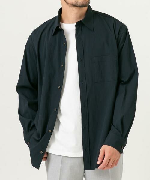 URBAN RESEARCH ROSSO / アーバンリサーチ ロッソ シャツ・ブラウス | 『XLサイズあり』ストレッチワッシャーロングスリーブシャツ | 詳細2