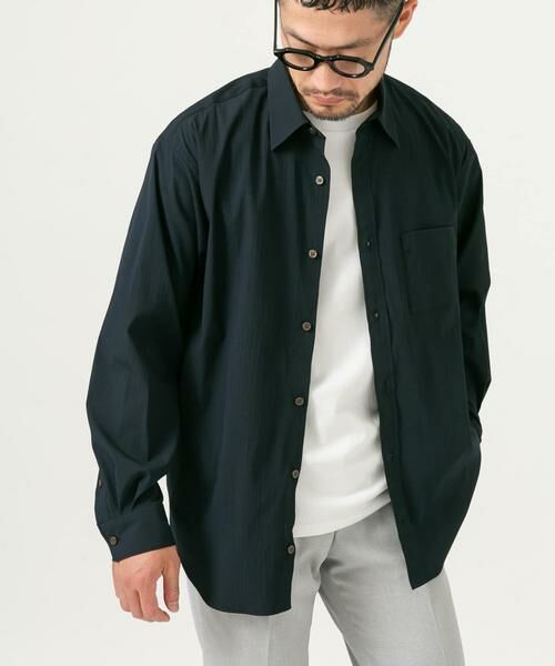 URBAN RESEARCH ROSSO / アーバンリサーチ ロッソ シャツ・ブラウス | 『XLサイズあり』ストレッチワッシャーロングスリーブシャツ | 詳細4