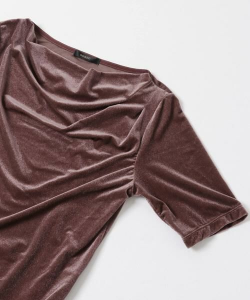 URBAN RESEARCH ROSSO / アーバンリサーチ ロッソ Tシャツ | シアーストレッチベロアカットソー | 詳細5