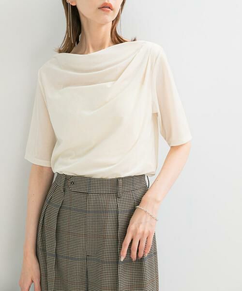 URBAN RESEARCH ROSSO / アーバンリサーチ ロッソ Tシャツ | シアーストレッチベロアカットソー | 詳細13